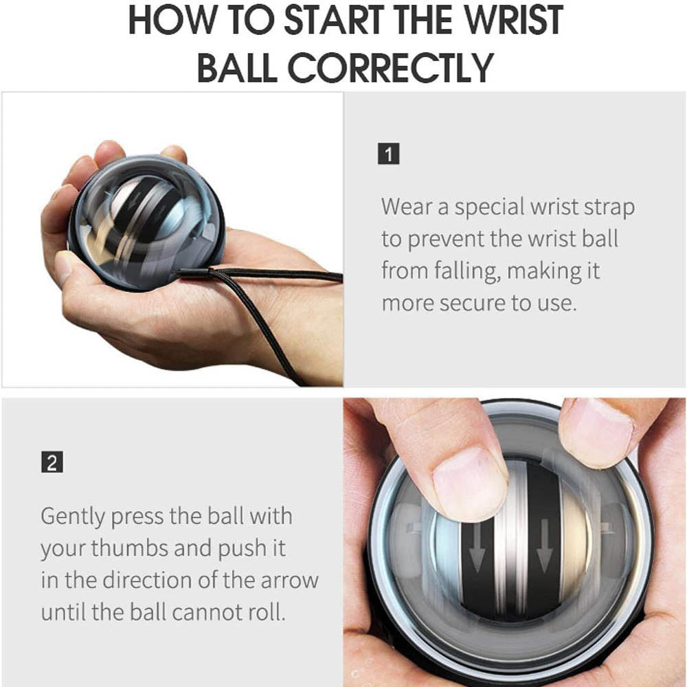 LED Gyroscopic Forearm & Grip Trainer