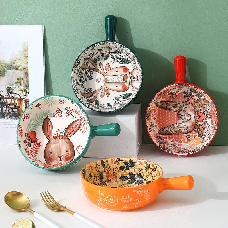 Single Handle Baking Bowl