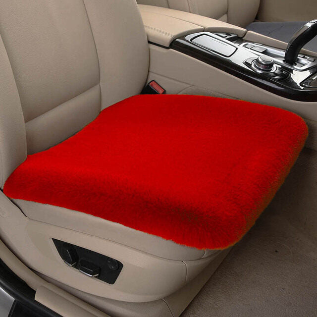 Plush Car Seat Cushion