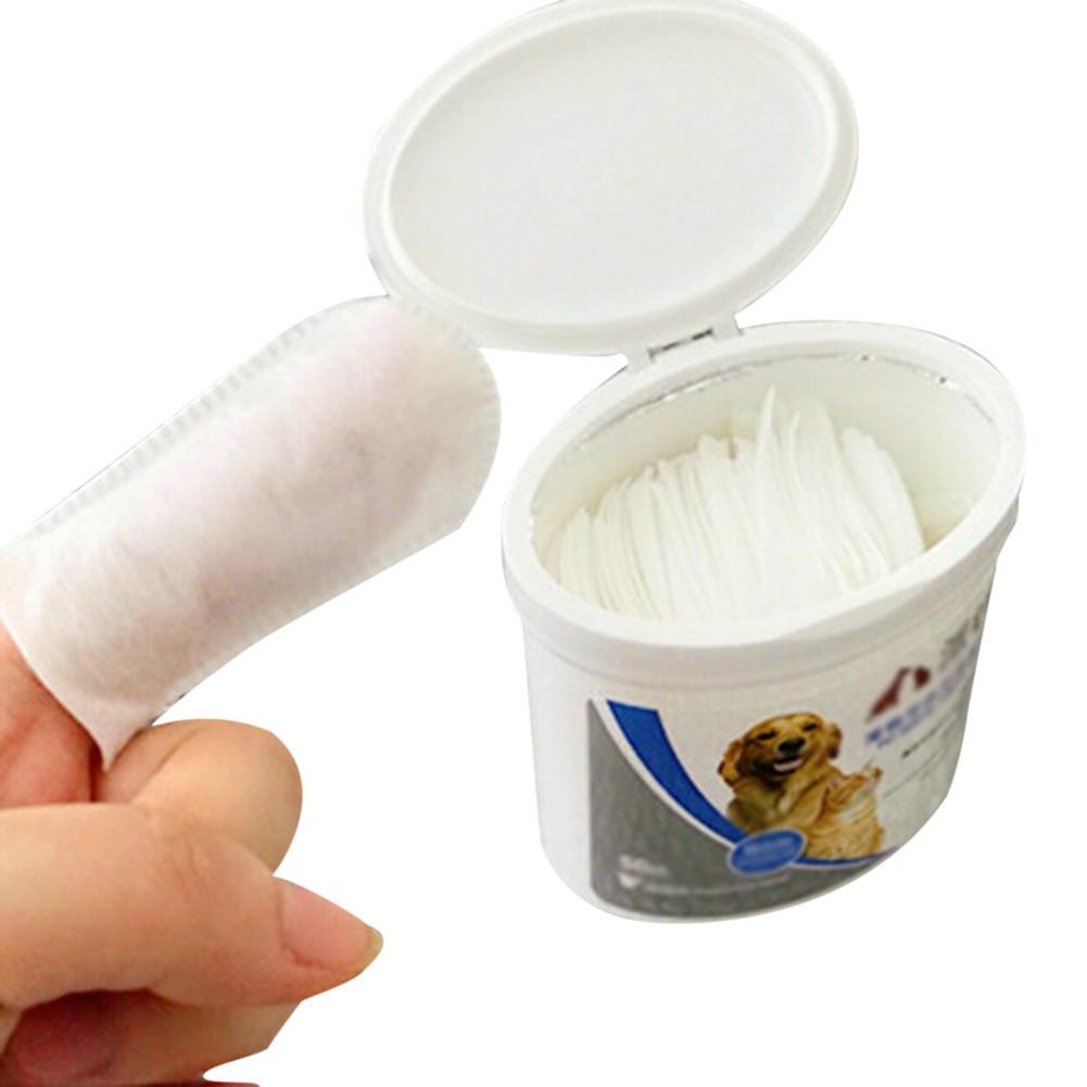 Pet Dental Cleaning Finger Wipes