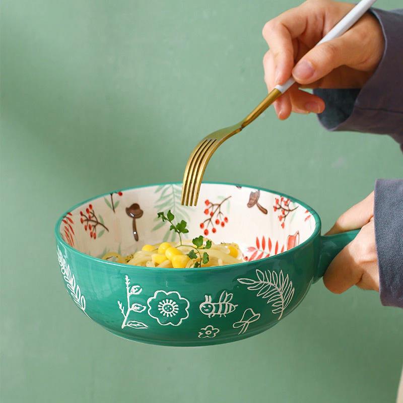 Single Handle Baking Bowl