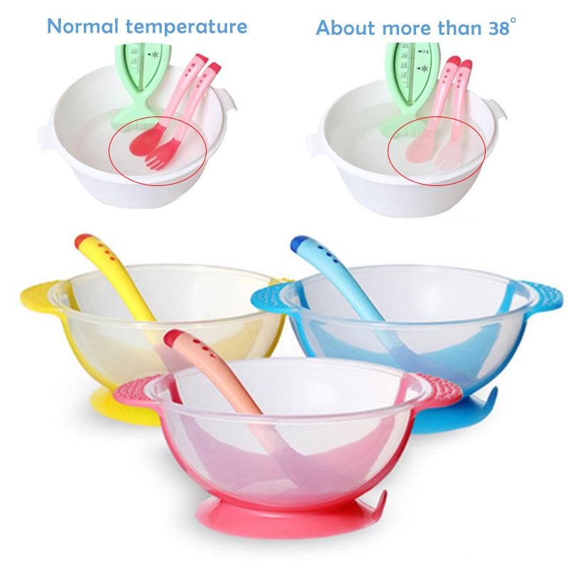 360 Rotate Spill-Proof Solid Feeding Dishes