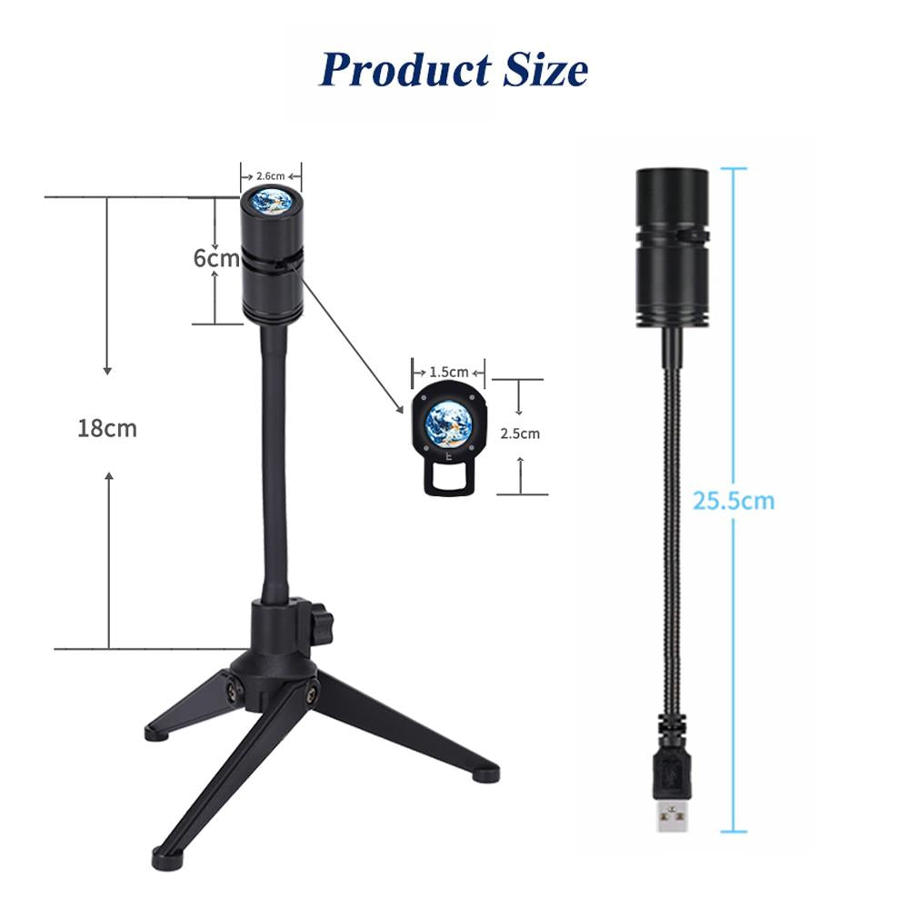 Moon Earth Projection LED Lamp